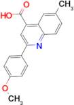 2-(4-methoxyphenyl)-6-methylquinoline-4-carboxylic acid