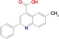 6-methyl-2-phenylquinoline-4-carboxylic acid