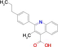 3-methyl-2-(4-propylphenyl)quinoline-4-carboxylic acid