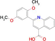 2-(2,5-dimethoxyphenyl)quinoline-4-carboxylic acid