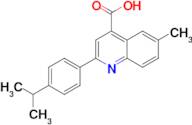 2-(4-isopropylphenyl)-6-methylquinoline-4-carboxylic acid