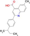 2-(4-sec-butylphenyl)-6-methylquinoline-4-carboxylic acid