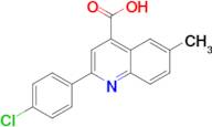 2-(4-chlorophenyl)-6-methylquinoline-4-carboxylic acid