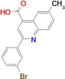 2-(3-bromophenyl)-6-methylquinoline-4-carboxylic acid