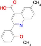 2-(2-methoxyphenyl)-6-methylquinoline-4-carboxylic acid