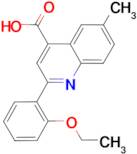 2-(2-ethoxyphenyl)-6-methylquinoline-4-carboxylic acid