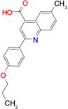 6-methyl-2-(4-propoxyphenyl)quinoline-4-carboxylic acid