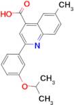 2-(3-isopropoxyphenyl)-6-methylquinoline-4-carboxylic acid