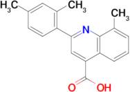 2-(2,4-dimethylphenyl)-8-methylquinoline-4-carboxylic acid