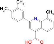 2-(3,4-dimethylphenyl)-8-methylquinoline-4-carboxylic acid