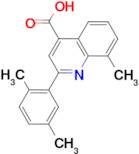 2-(2,5-dimethylphenyl)-8-methylquinoline-4-carboxylic acid