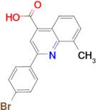 2-(4-bromophenyl)-8-methylquinoline-4-carboxylic acid