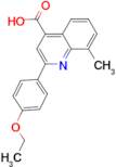 2-(4-ethoxyphenyl)-8-methylquinoline-4-carboxylic acid