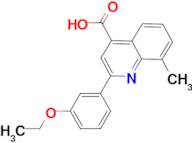 2-(3-ethoxyphenyl)-8-methylquinoline-4-carboxylic acid