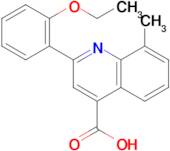 2-(2-ethoxyphenyl)-8-methylquinoline-4-carboxylic acid