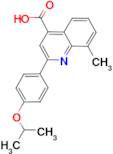 2-(4-isopropoxyphenyl)-8-methylquinoline-4-carboxylic acid