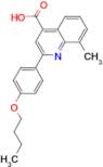 2-(4-butoxyphenyl)-8-methylquinoline-4-carboxylic acid