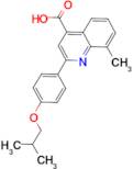 2-(4-isobutoxyphenyl)-8-methylquinoline-4-carboxylic acid