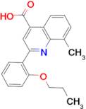 8-methyl-2-(2-propoxyphenyl)quinoline-4-carboxylic acid