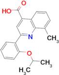 2-(2-isopropoxyphenyl)-8-methylquinoline-4-carboxylic acid