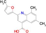 6,8-dimethyl-2-(5-methyl-2-furyl)quinoline-4-carboxylic acid