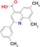 6,8-dimethyl-2-(3-methylphenyl)quinoline-4-carboxylic acid