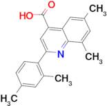 2-(2,4-dimethylphenyl)-6,8-dimethylquinoline-4-carboxylic acid