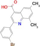 2-(3-bromophenyl)-6,8-dimethylquinoline-4-carboxylic acid