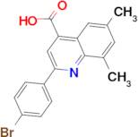 2-(4-bromophenyl)-6,8-dimethylquinoline-4-carboxylic acid