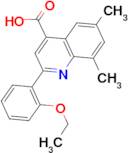 2-(2-ethoxyphenyl)-6,8-dimethylquinoline-4-carboxylic acid