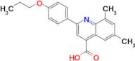 6,8-dimethyl-2-(4-propoxyphenyl)quinoline-4-carboxylic acid