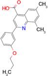 6,8-dimethyl-2-(3-propoxyphenyl)quinoline-4-carboxylic acid