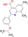 2-(3-isopropoxyphenyl)-6,8-dimethylquinoline-4-carboxylic acid