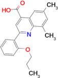 6,8-dimethyl-2-(2-propoxyphenyl)quinoline-4-carboxylic acid