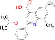 2-(2-isopropoxyphenyl)-6,8-dimethylquinoline-4-carboxylic acid