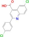 6-chloro-2-(4-chlorophenyl)quinoline-4-carboxylic acid