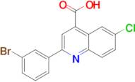 2-(3-bromophenyl)-6-chloroquinoline-4-carboxylic acid