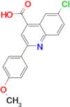 6-chloro-2-(4-methoxyphenyl)quinoline-4-carboxylic acid