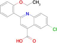 6-chloro-2-(2-ethoxyphenyl)quinoline-4-carboxylic acid