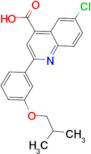 6-chloro-2-(3-isobutoxyphenyl)quinoline-4-carboxylic acid