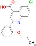 6-chloro-2-(2-propoxyphenyl)quinoline-4-carboxylic acid
