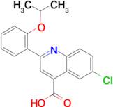 6-chloro-2-(2-isopropoxyphenyl)quinoline-4-carboxylic acid