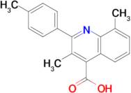 3,8-dimethyl-2-(4-methylphenyl)quinoline-4-carboxylic acid