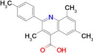 3,6,8-trimethyl-2-(4-methylphenyl)quinoline-4-carboxylic acid