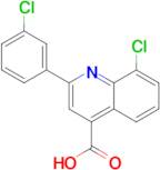 8-chloro-2-(3-chlorophenyl)quinoline-4-carboxylic acid