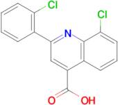 8-chloro-2-(2-chlorophenyl)quinoline-4-carboxylic acid