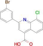 2-(3-bromophenyl)-8-chloroquinoline-4-carboxylic acid