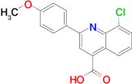 8-chloro-2-(4-methoxyphenyl)quinoline-4-carboxylic acid