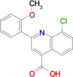 8-chloro-2-(2-methoxyphenyl)quinoline-4-carboxylic acid