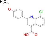 8-chloro-2-(4-ethoxyphenyl)quinoline-4-carboxylic acid